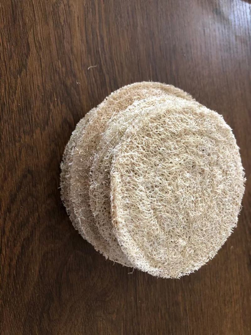 洗碗片百洁布丝瓜络片丝瓜瓢段搓澡布茶杯垫壶承加工厂家