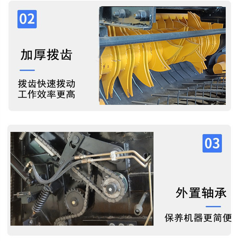 小型圆捆打捆机捡拾回收圆捆机秸秆捡拾打捆机