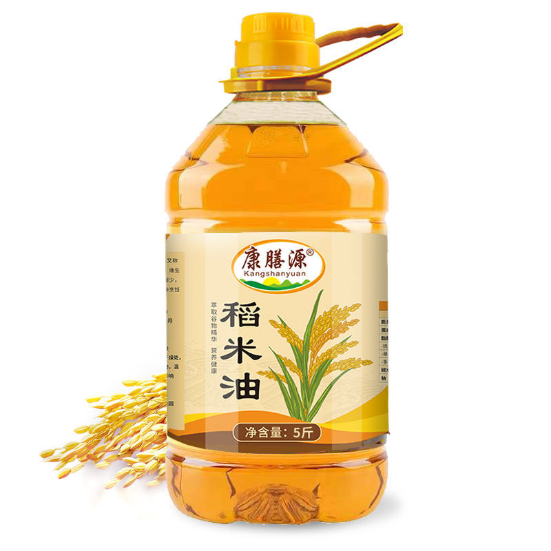 康膳源稻米油米糠油大桶装谷维素炒菜食用植物油5斤装