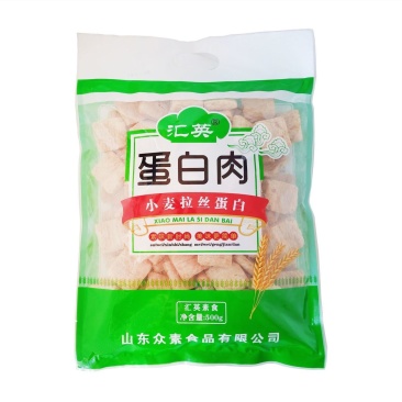 汇英蛋白肉小麦拉丝蛋白素肉人造肉干货干料大豆蛋白拉丝蛋白