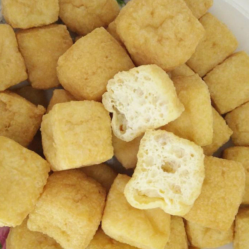 豆腐泡油炸空心油豆泡火锅食材麻辣烫配菜豆制品