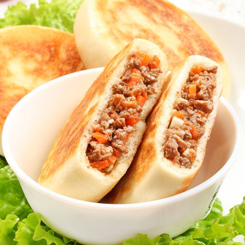 黑椒牛肉馅饼速食产品加热即食简单方便工厂直发价格实惠