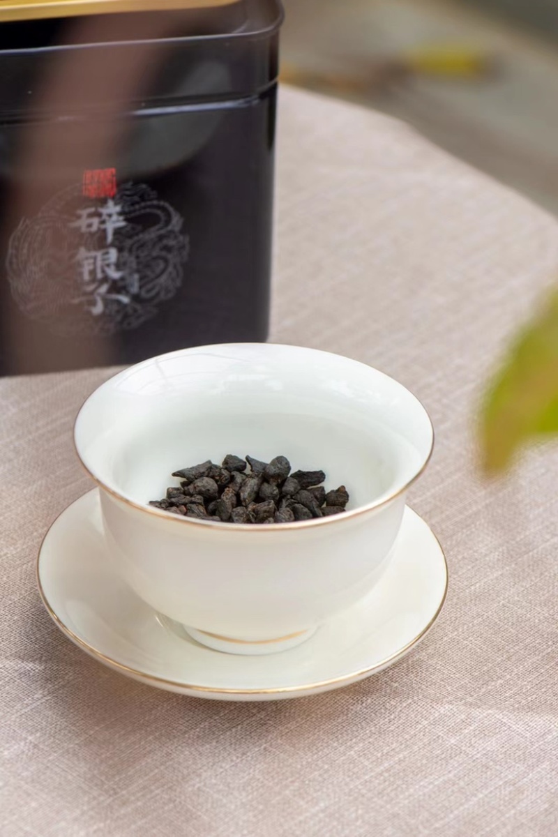 古树普洱茶化石熟茶糯米香茶叶耐泡500克茶叶支持代发