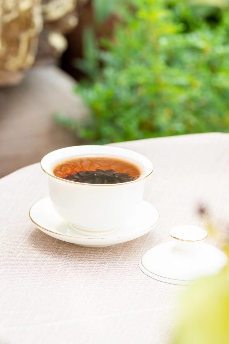 古树普洱茶化石熟茶糯米香茶叶耐泡500克茶叶支持代发