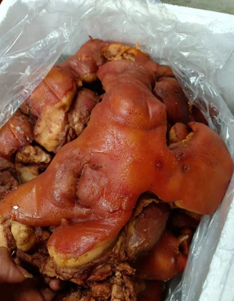 全熟卤猪头肉无骨，香味十足味道好，开店摆摊好货源