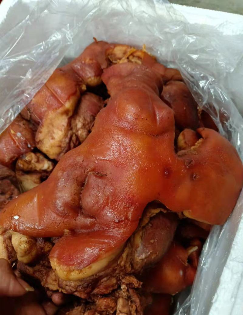 全熟卤猪头肉无骨，香味十足味道好，开店摆摊好货源