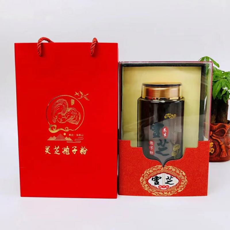 头道灵芝孢子粉，长白山灵芝孢子粉头道新粉产地现货包邮