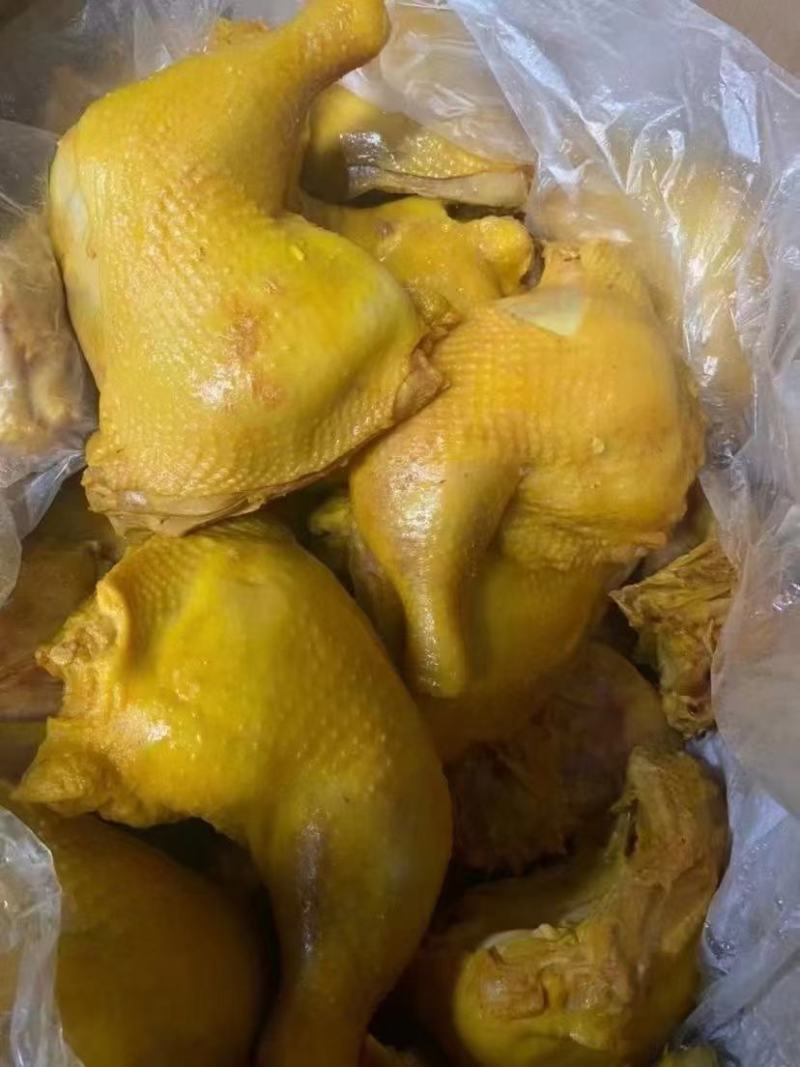 全熟盐焗鸡，跑山鸡，盐焗鸡腿，味道巴适，颜色漂亮