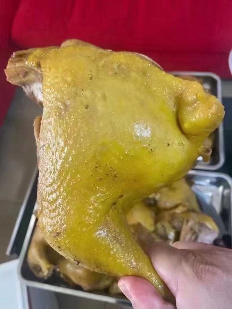 全熟盐焗鸡，跑山鸡，盐焗鸡腿，味道巴适，颜色漂亮