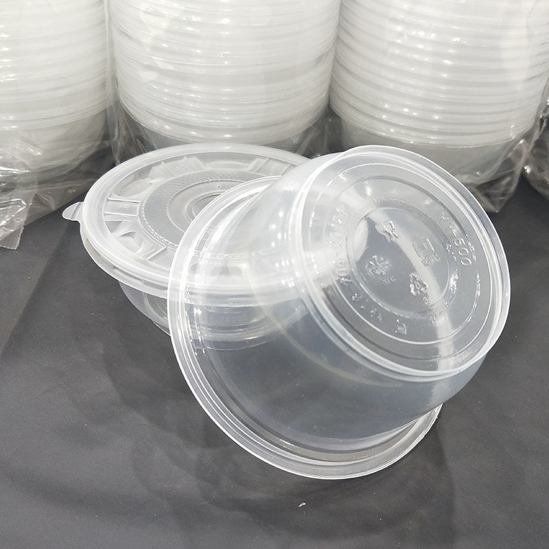 一次性碗筷塑料碗打包加厚外卖小饭盒快餐盒带盖方形圆形汤碗