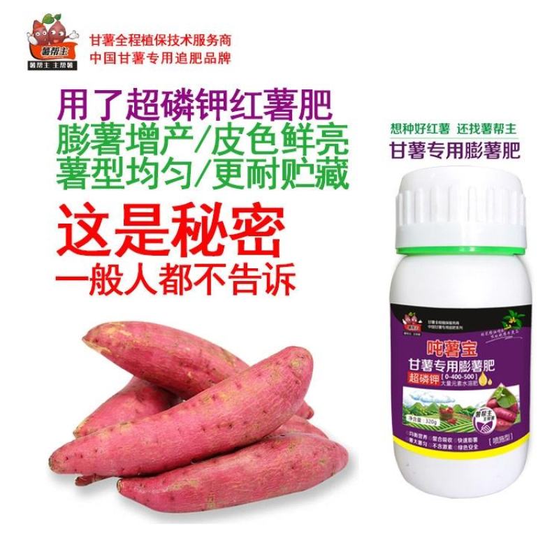 （生根多薯宝）红甘薯地瓜用超高磷钾膨大吨薯宝薯帮生根剂