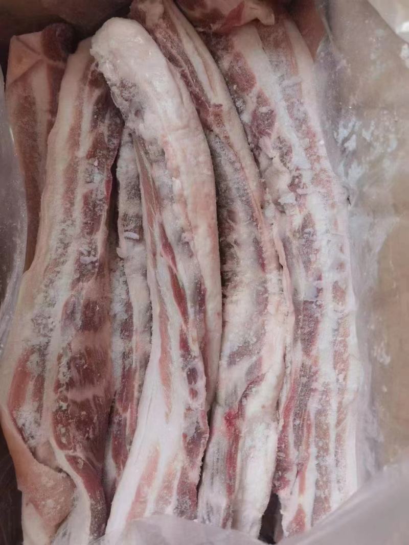 郑州莱聚商贸有限公司经营猪副产品带皮五花肉条