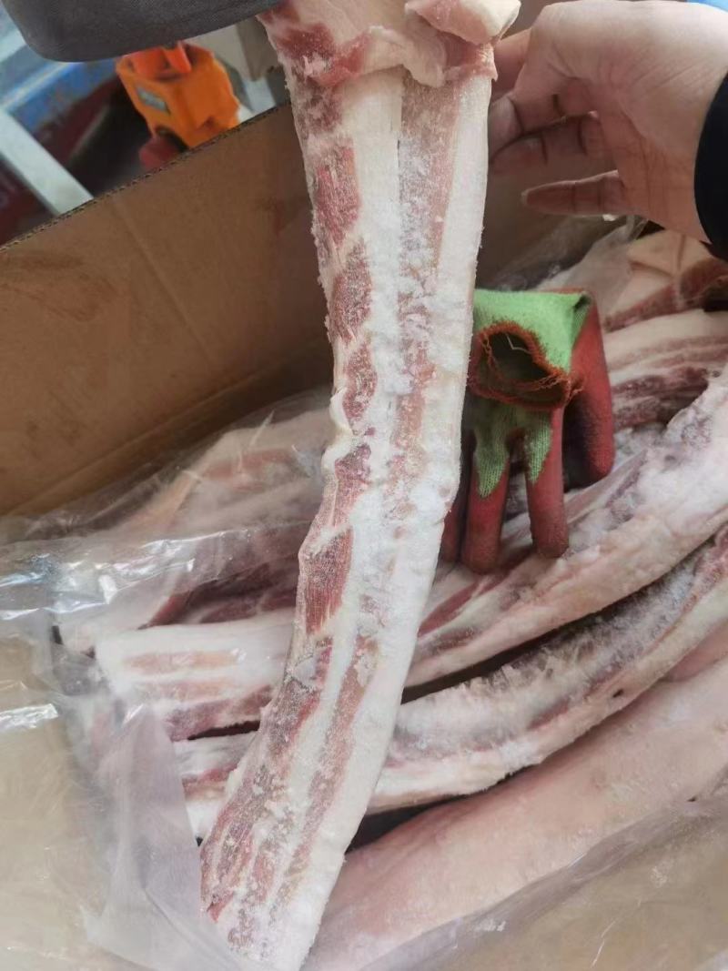 郑州莱聚商贸有限公司经营猪副产品带皮五花肉条