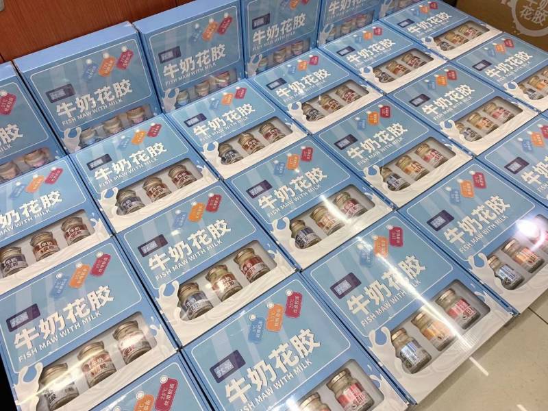 牛奶花胶即食牛奶花胶六种口味量大从优