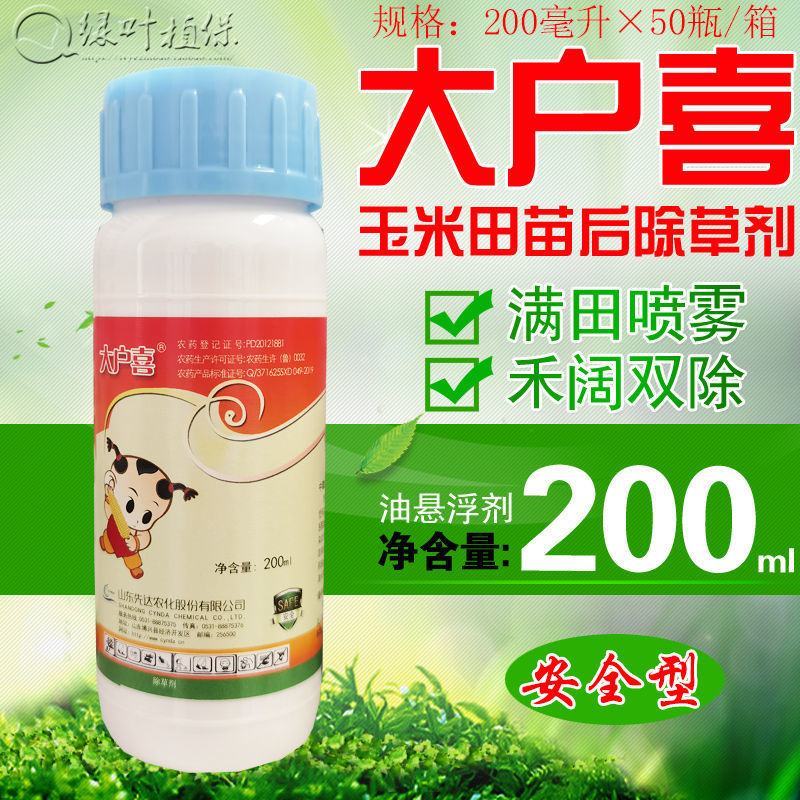 玉米田除草剂大户喜玉米苗后专用除草剂安全禾阔双除山东先达