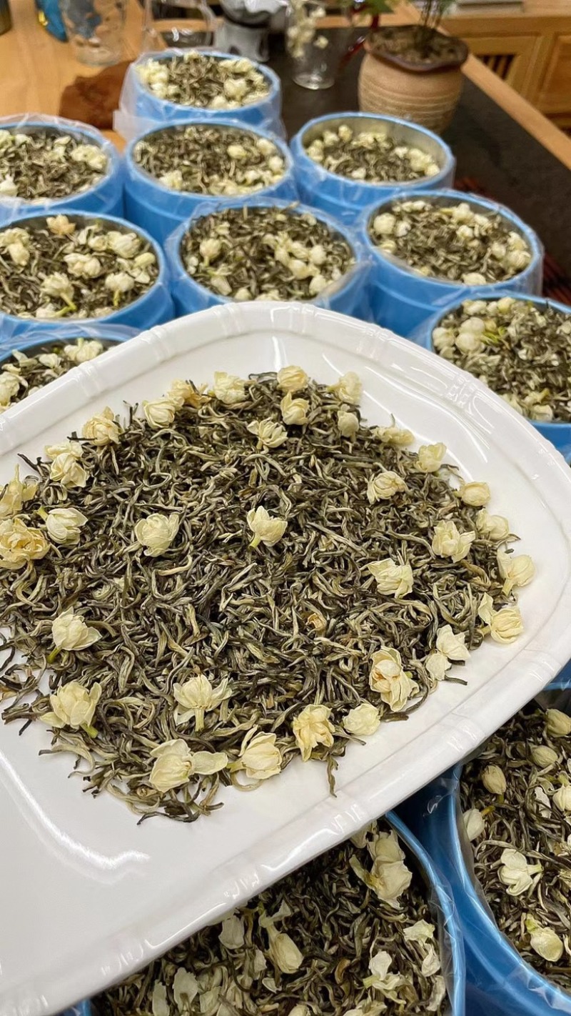 特级茉莉小针王茉莉花茶大量批发新茶香浓耐泡500克茶叶