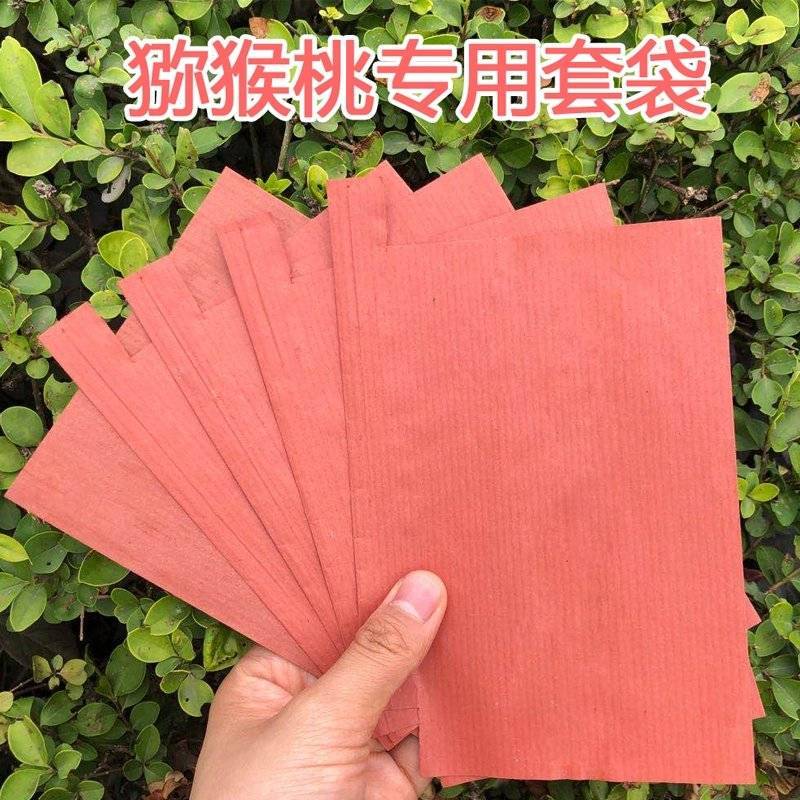 猕猴桃套袋红心黄心通用水果奇异果袋防水防虫防鸟带铁丝单层