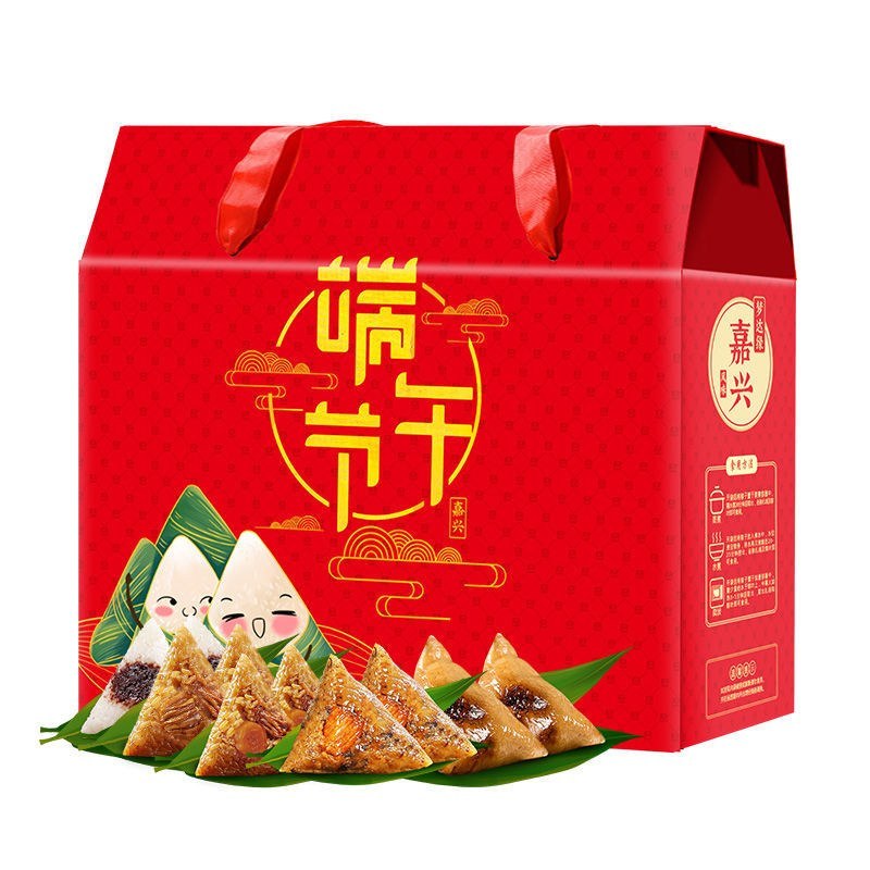 嘉兴粽子肉粽蜜枣真空包装端午节礼品伴手礼粽子礼盒装送礼团