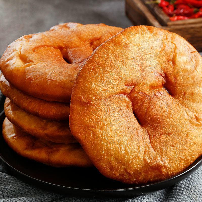 农家手工老油饼甘肃地方特产零食糕点小吃油馍馍油饼子传统美