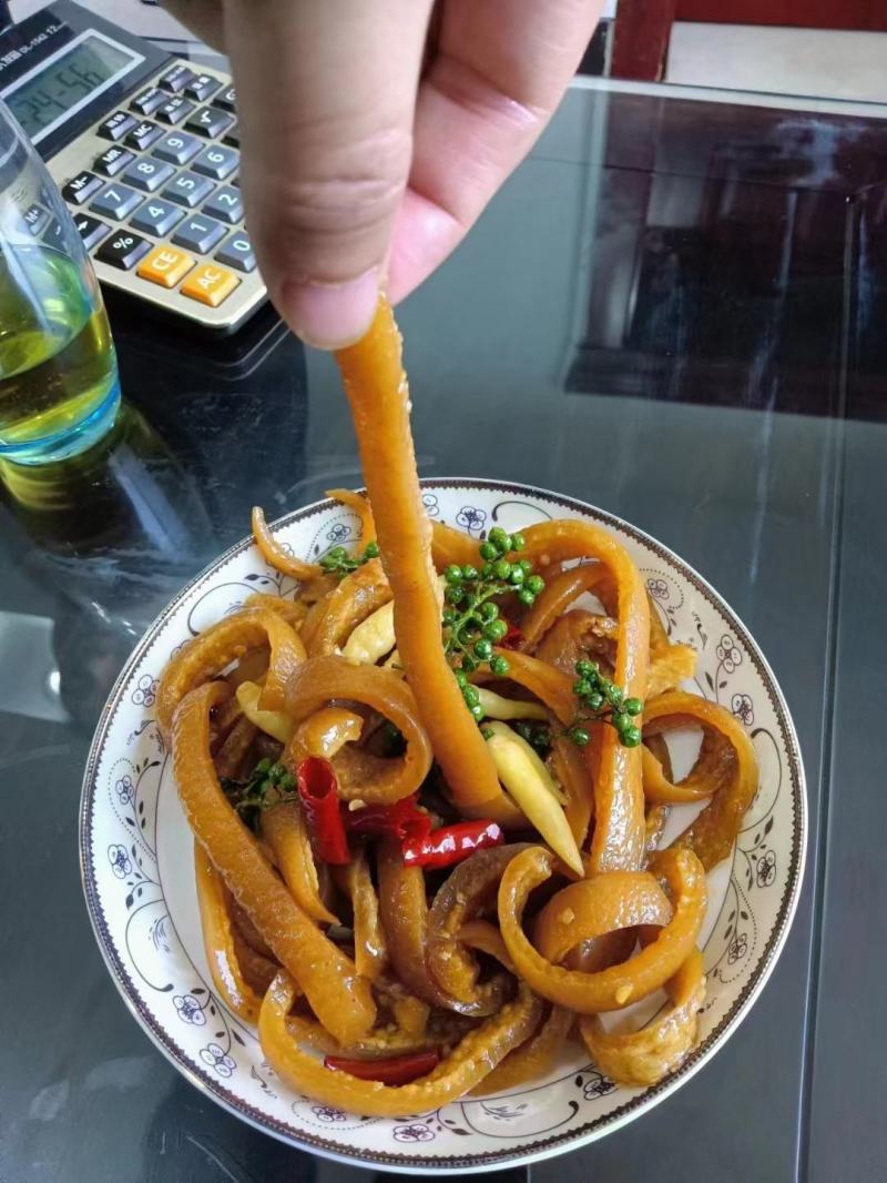 藤椒猪皮冷吃猪皮相当口Q弹味道鲜香真空包装