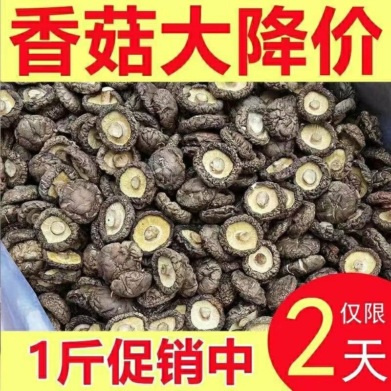 干香菇干货散装商用特级非野生蘑菇小香菇脚冬菇花菇菌包邮