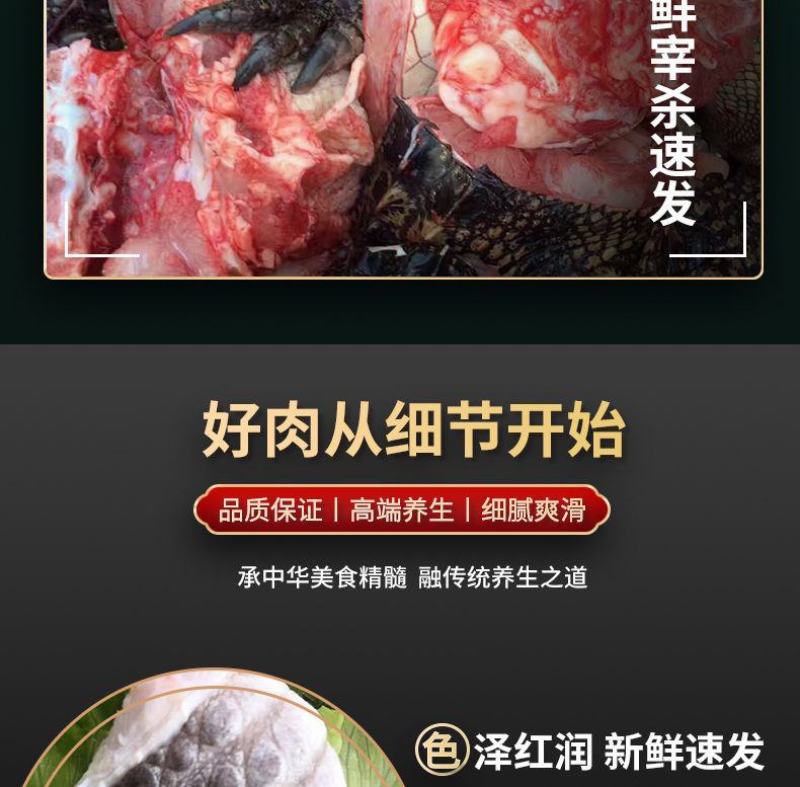 鳄鱼半皮掌，2/3斤真空包装，顺丰发货或物流发货！