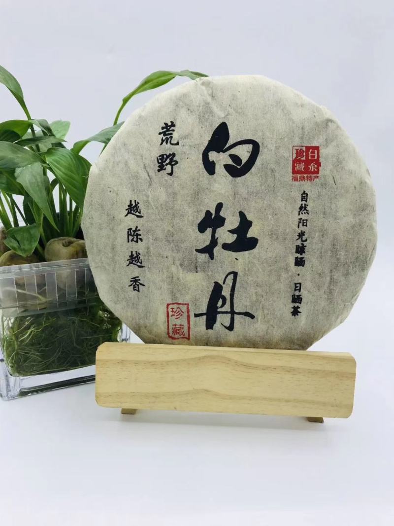 荒野-白牡丹，饼型圆润，饼香醇厚