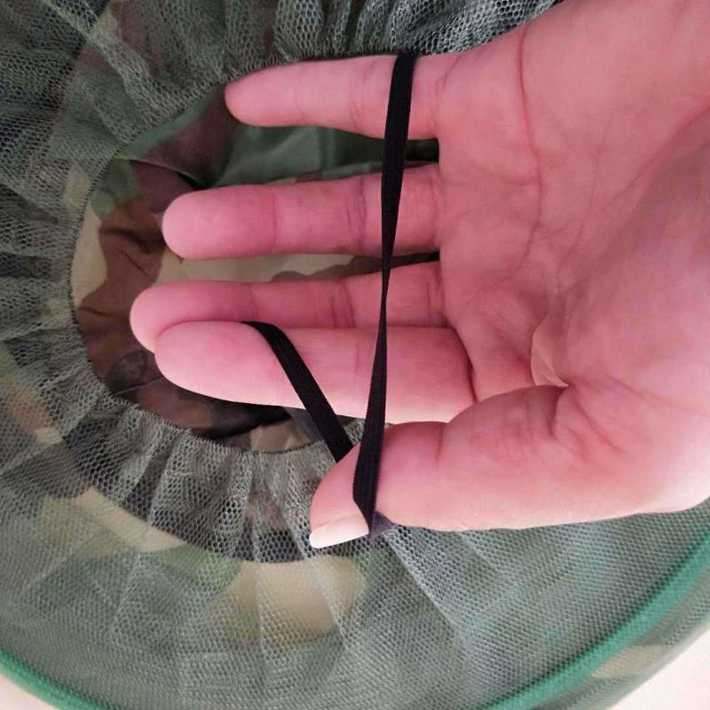 迷彩户外防蚊帽防蜂养蜂蜂箱帽防晒丛林防虫帽夜钓鱼帽