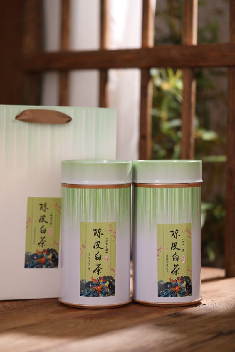 【大量批发】陈皮白茶正宗福鼎白茶茶叶寿眉陈皮老白茶小饼