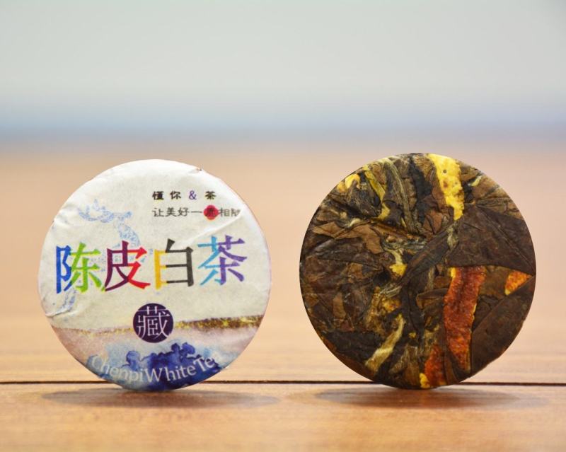 【大量批发】陈皮白茶正宗福鼎白茶茶叶寿眉陈皮老白茶小饼