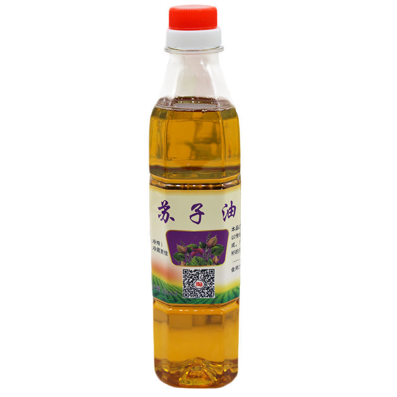 【1瓶-包邮】东北纯紫苏籽油冷榨初榨苏籽油长白山苏子油