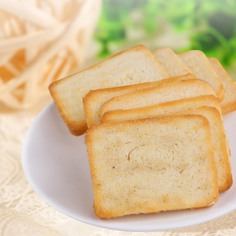 烤馍片馒头片馍片代餐食品零食小吃馍片馍干早餐饼干整箱