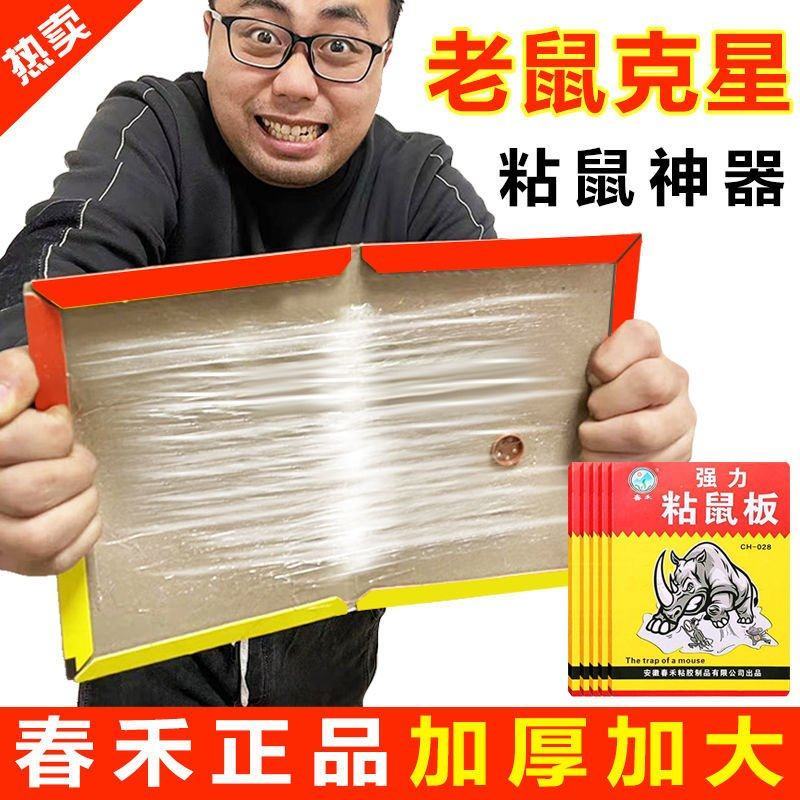 超强力粘鼠板捉抓粘大老鼠贴驱胶药灭捕鼠神器克星正品家用一