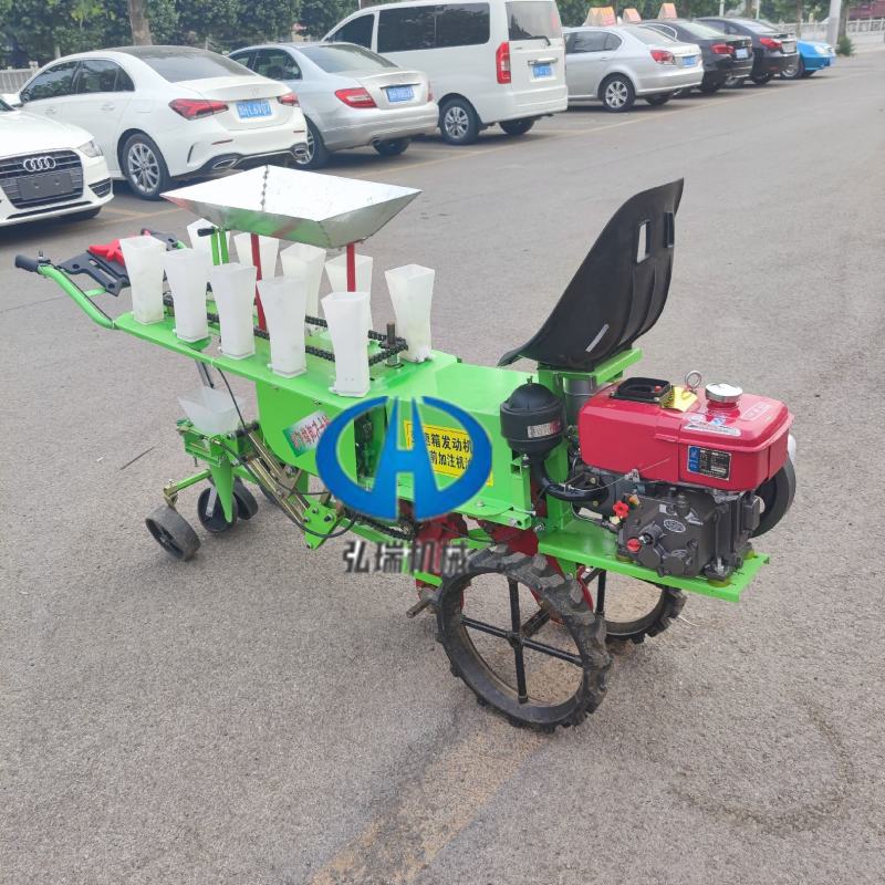 栽苗机自走式辣椒栽苗机器小型移栽机器多功能移栽机