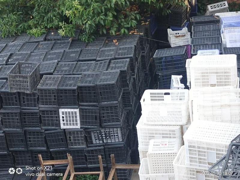 黑色胶框2元一个可装蔬菜水果，