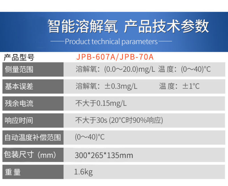 鱼塘溶氧检测仪便携式水产养殖溶氧仪水含氧量测定仪测试仪器