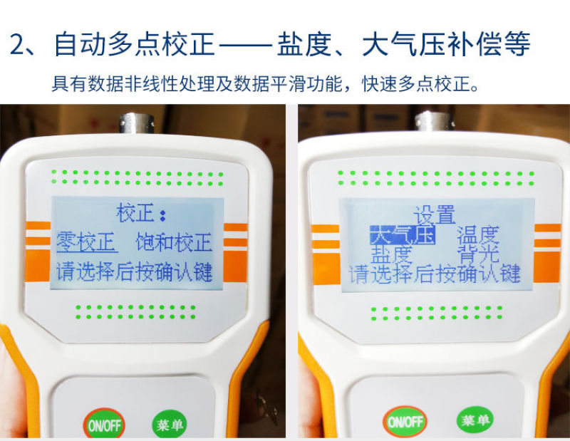 鱼塘溶氧检测仪便携式水产养殖溶氧仪水含氧量测定仪测试仪器
