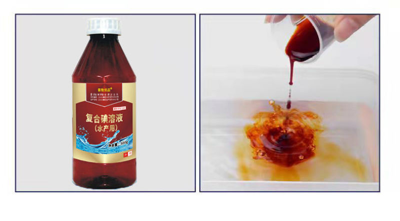 鱼塘消毒杀菌剂复合碘溶液水产养殖用药小龙虾塘蟹塘聚维酮碘
