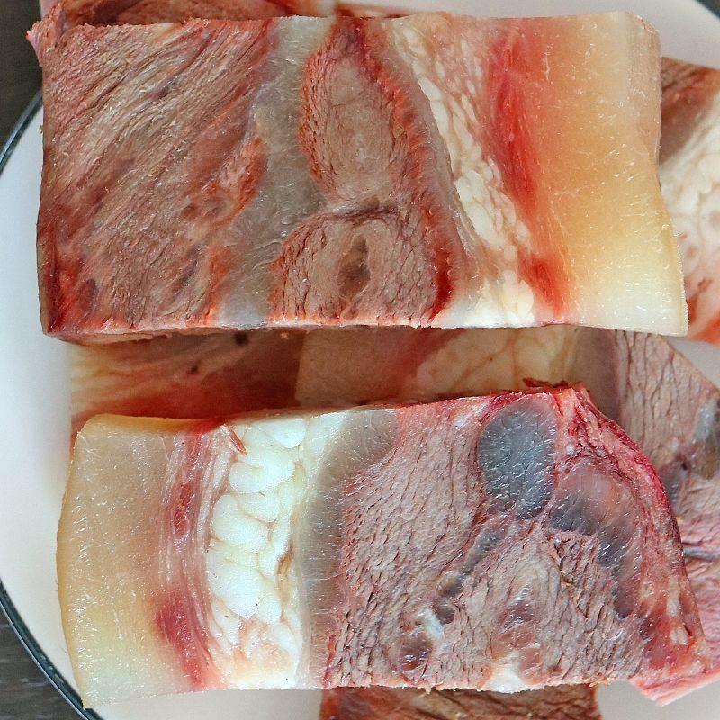 全熟牛头皮牛头肉真空包装开袋就可以凉拌味道特别好