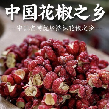 甘肃陇南花椒之乡精品武都大红袍花椒，色泽红润，麻香味醇厚