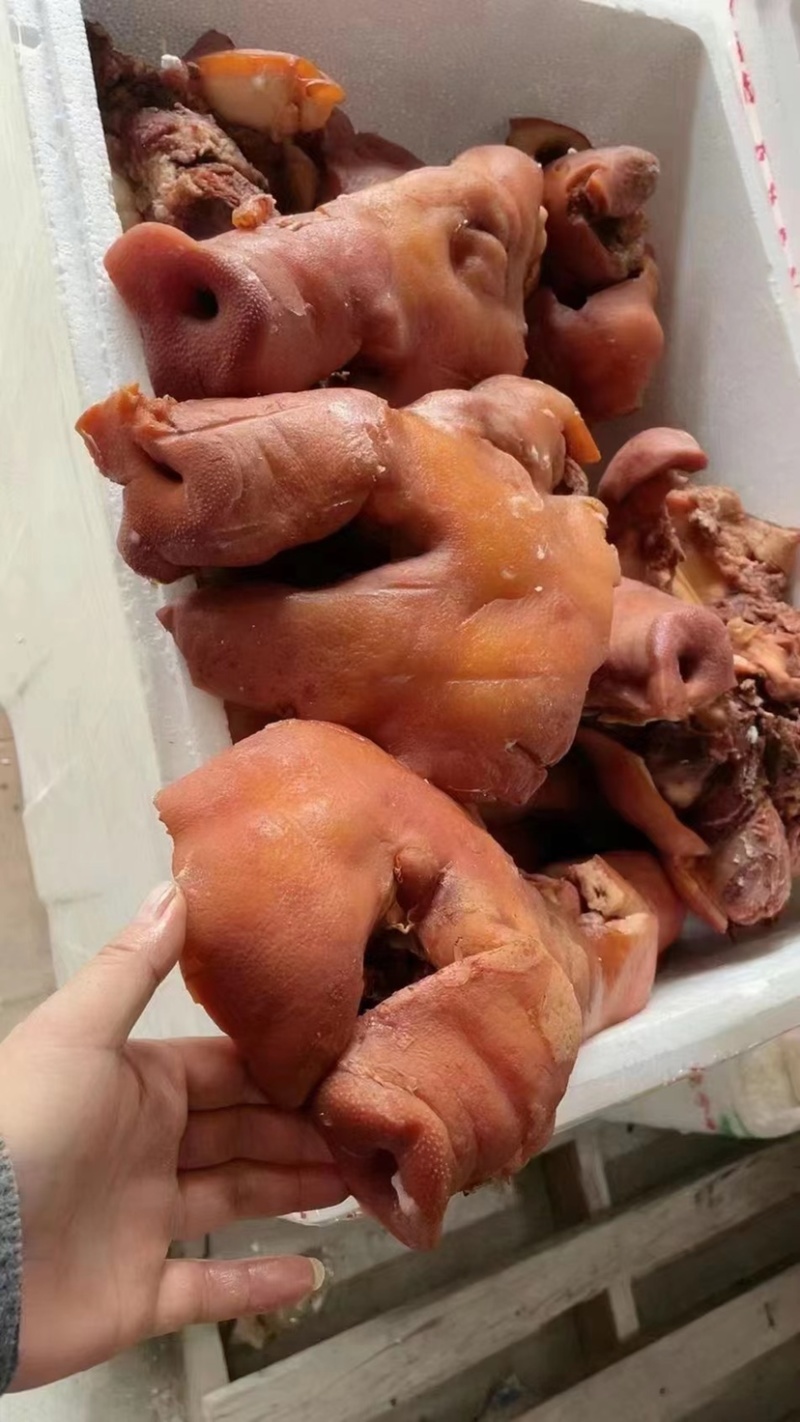 [推]，猪头肉，全熟带核桃肉，大量现货价格特别美丽