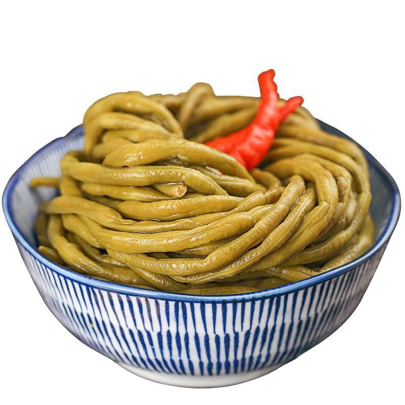 四川酸豆角整箱10斤商用下饭泡菜泡豇豆酸豆角沫整个包邮
