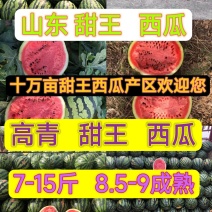 [优选]山东淄博高青甜王西瓜精品西瓜货源充足