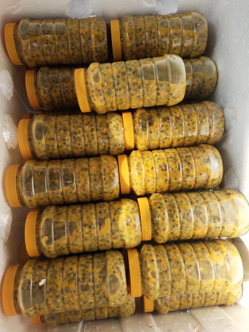 百香果肉产地冷冻百香果汁新鲜原浆鲜榨百香果酱水果奶茶店