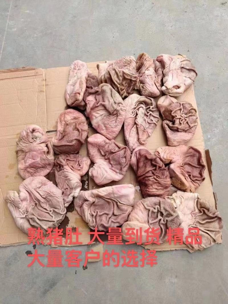 熟标猪一斤猪肚无油无水冻货全国发厂家价