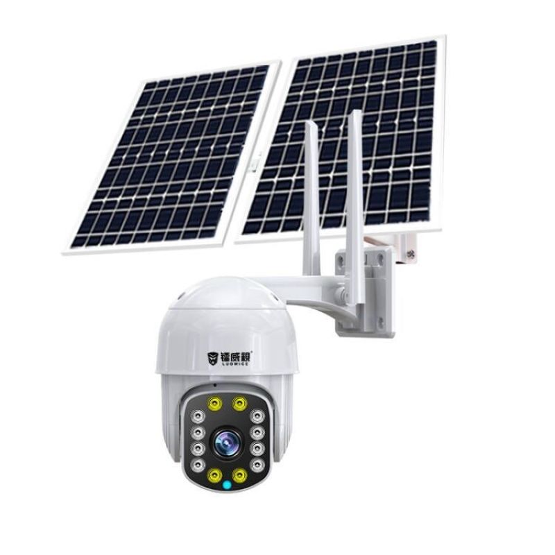 镭威视7820太阳能监控器野外无网太阳能4g监控摄像头户