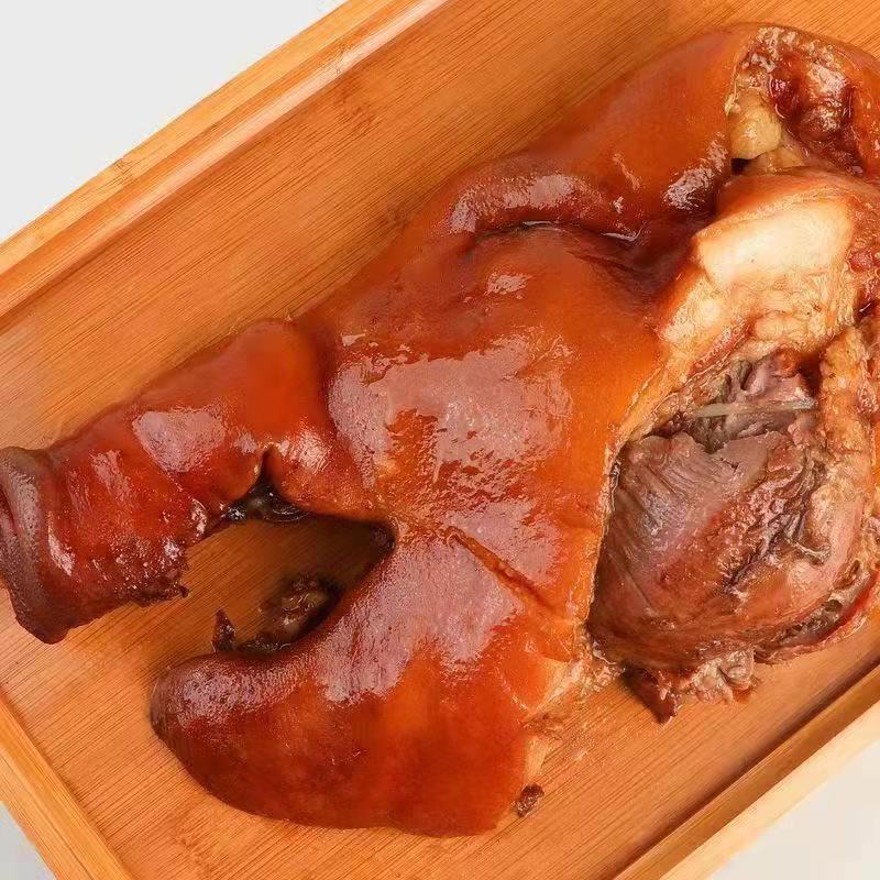 酱香全熟卤猪头肉卤味可抽真空凉菜卤菜店下酒菜开袋即