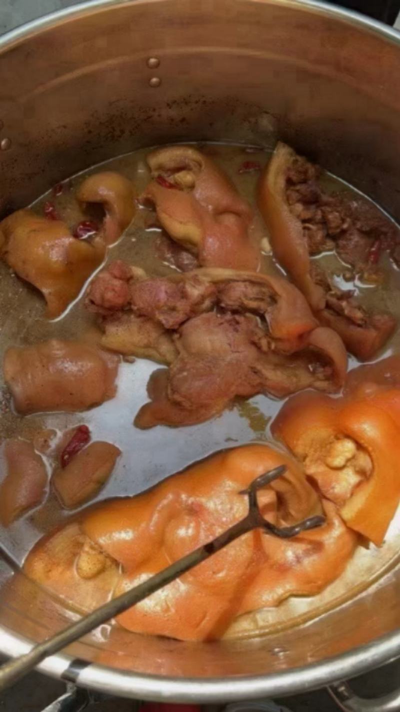 酱香全熟卤猪头肉卤味可抽真空凉菜卤菜店下酒菜开袋即