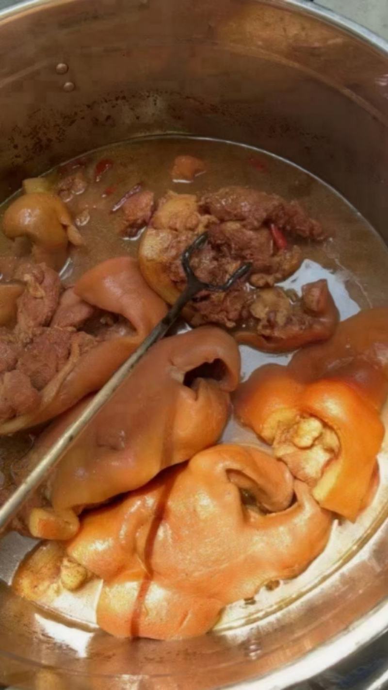 酱香全熟卤猪头肉卤味可抽真空凉菜卤菜店下酒菜开袋即