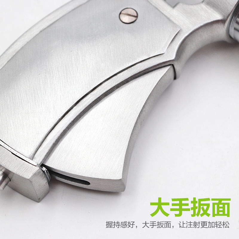 10ml半自动连续注射器兽用可调疫苗器不锈钢注射针管猪牛